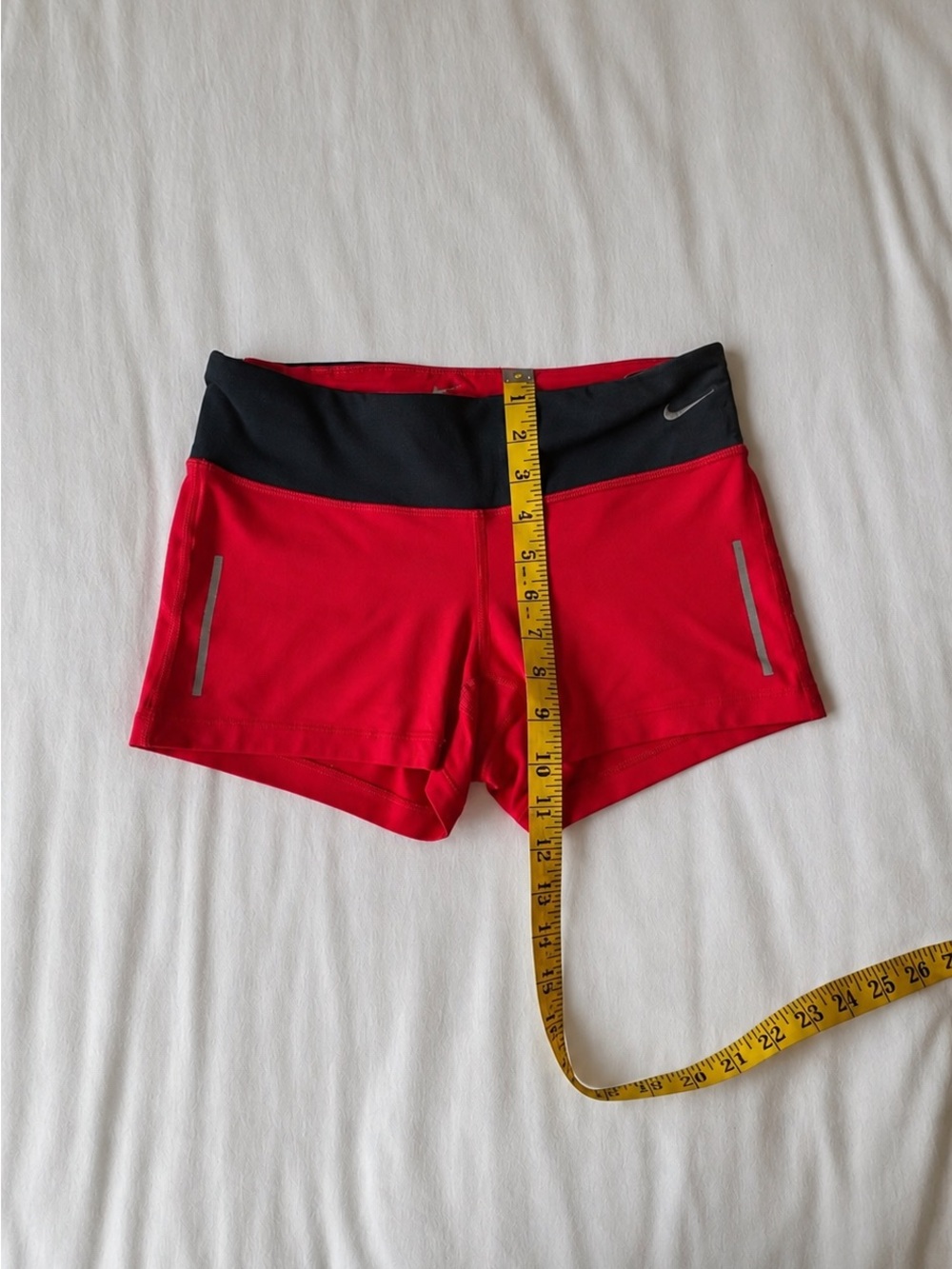 Nike Dri-FIT Red Black Running Shorts Size S - Picture 4 of 6